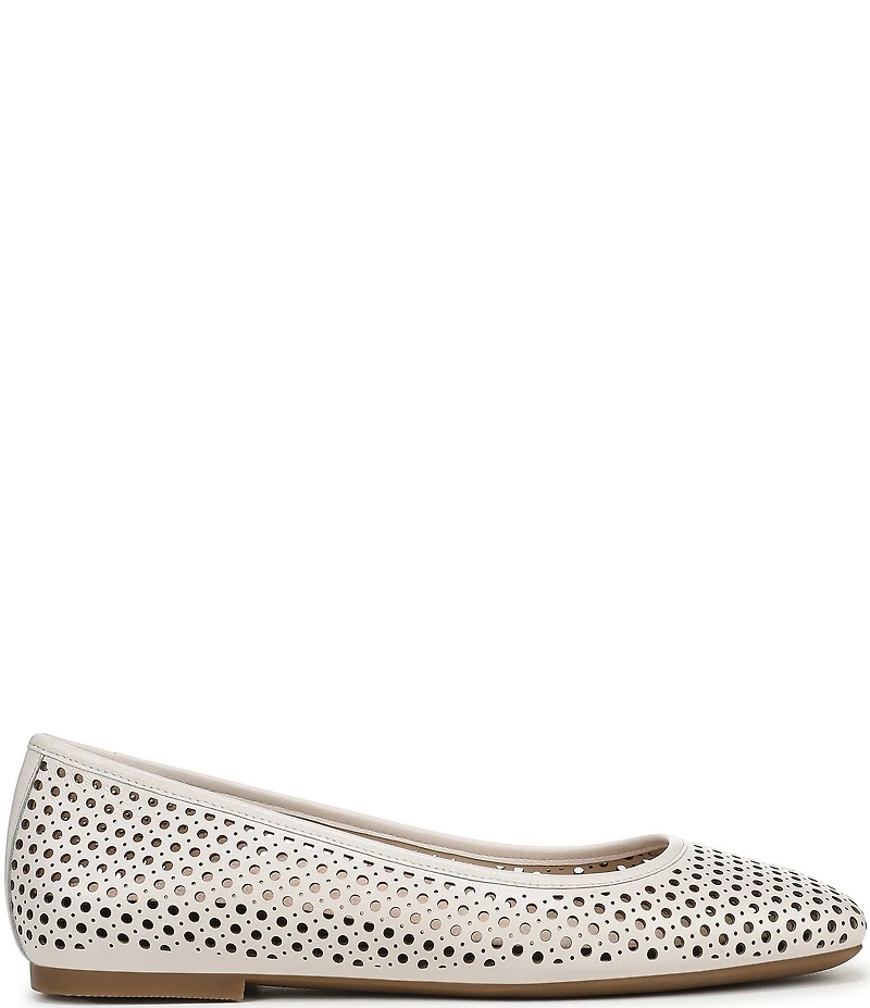 Vionic Orinda Perforated Leather Ballet Flats