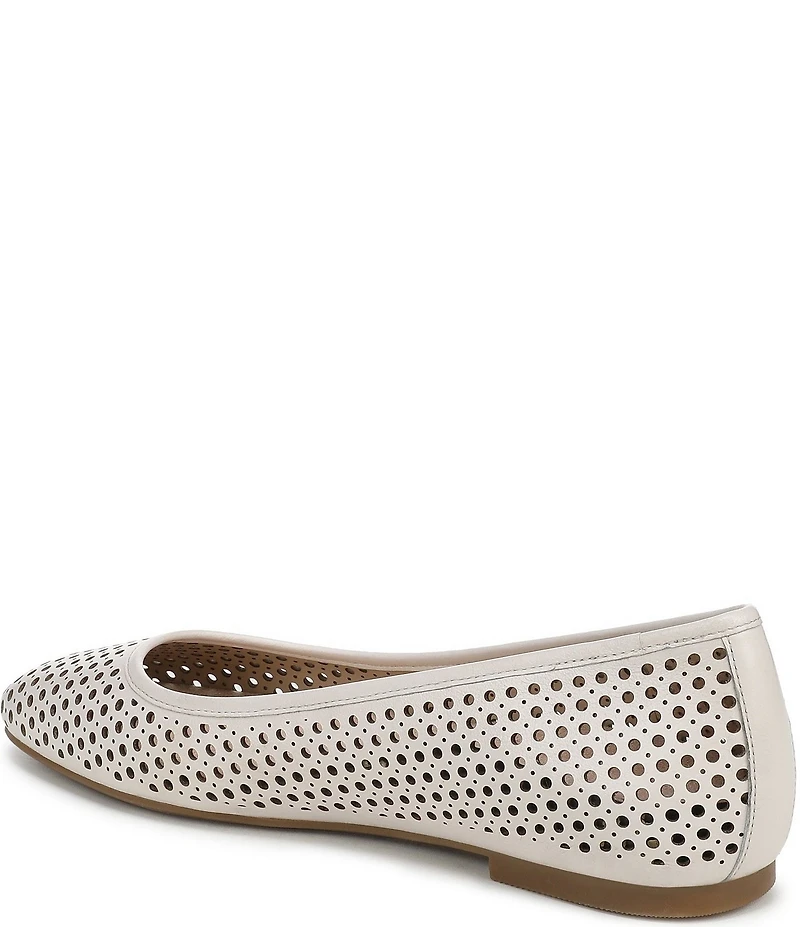 Vionic Orinda Perforated Leather Ballet Flats