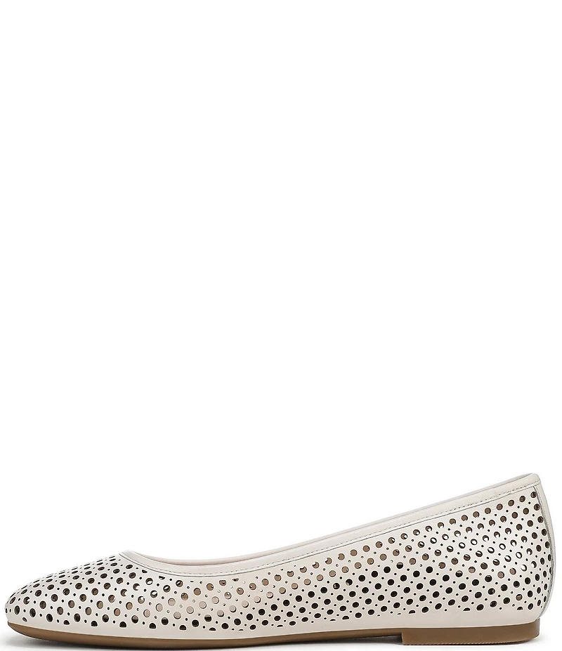 Vionic Orinda Perforated Leather Ballet Flats