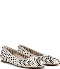 Vionic Orinda Perforated Leather Ballet Flats