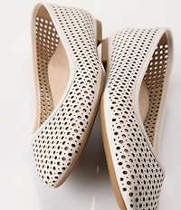 Vionic Orinda Perforated Leather Ballet Flats
