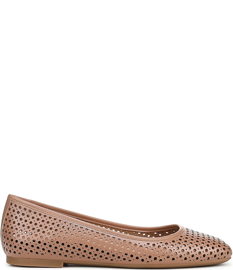 Vionic Orinda Perforated Leather Ballet Flats