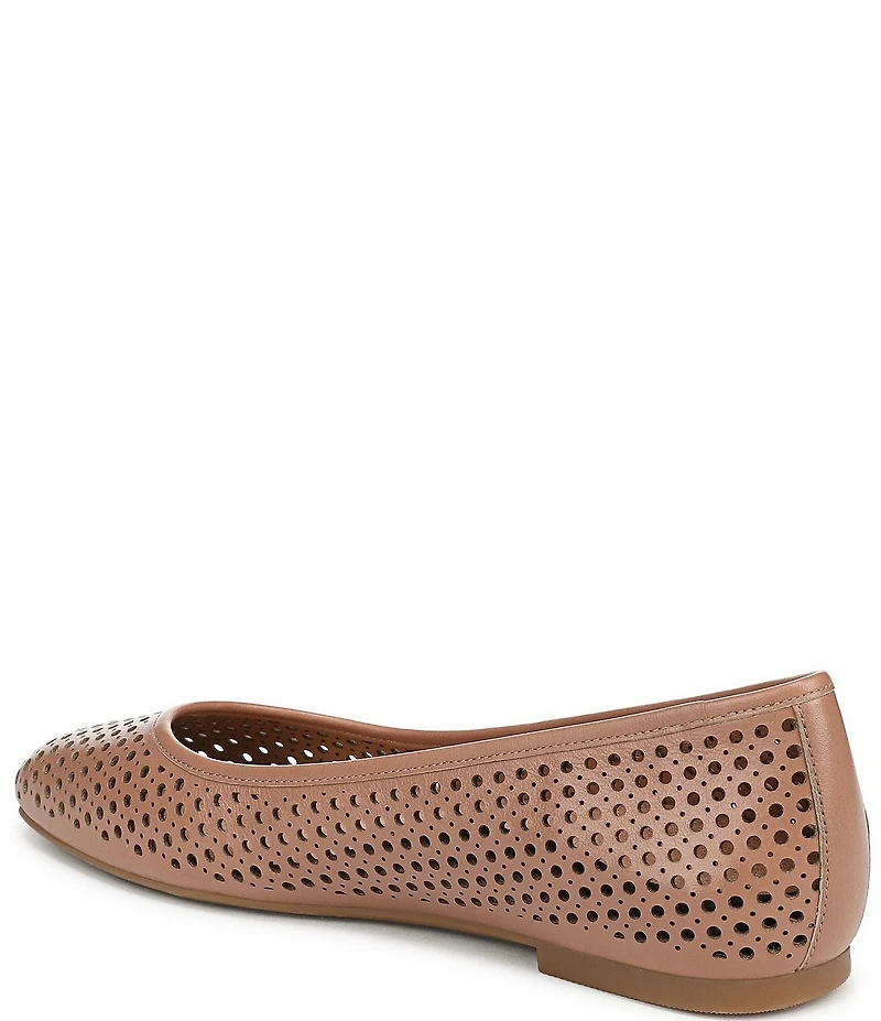 Vionic Orinda Perforated Leather Ballet Flats