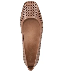 Vionic Orinda Perforated Leather Ballet Flats