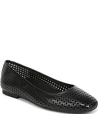Vionic Orinda Perforated Leather Ballet Flats