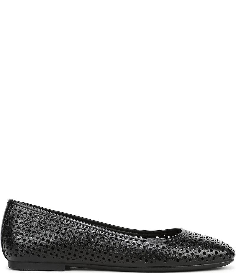 Vionic Orinda Perforated Leather Ballet Flats