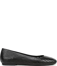 Vionic Orinda Perforated Leather Ballet Flats