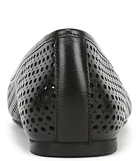 Vionic Orinda Perforated Leather Ballet Flats