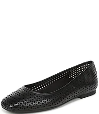 Vionic Orinda Perforated Leather Ballet Flats