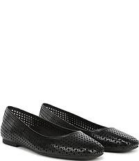 Vionic Orinda Perforated Leather Ballet Flats