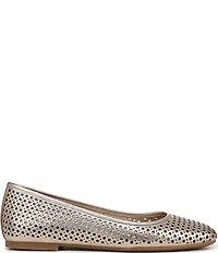Vionic Orinda Perforated Leather Ballet Flats