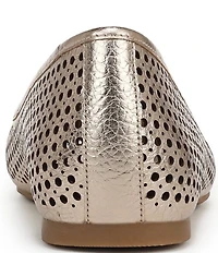 Vionic Orinda Perforated Leather Ballet Flats