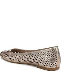 Vionic Orinda Perforated Leather Ballet Flats