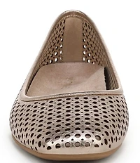 Vionic Orinda Perforated Leather Ballet Flats