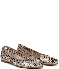 Vionic Orinda Perforated Leather Ballet Flats