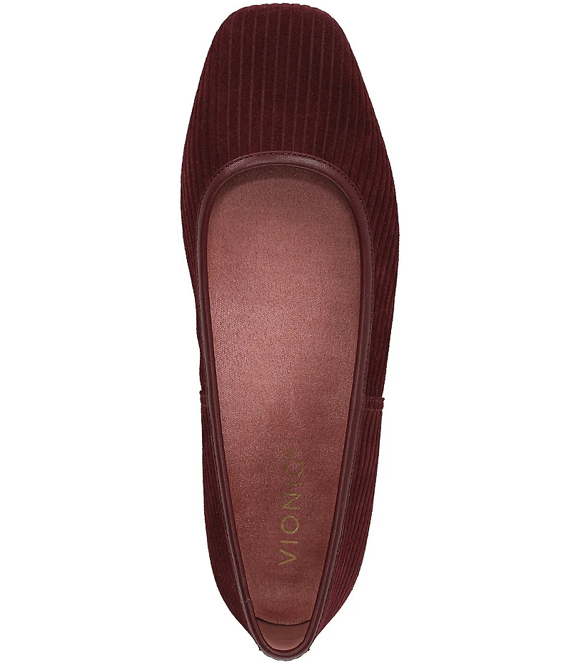 Vionic Orinda Suede Ballet Flats