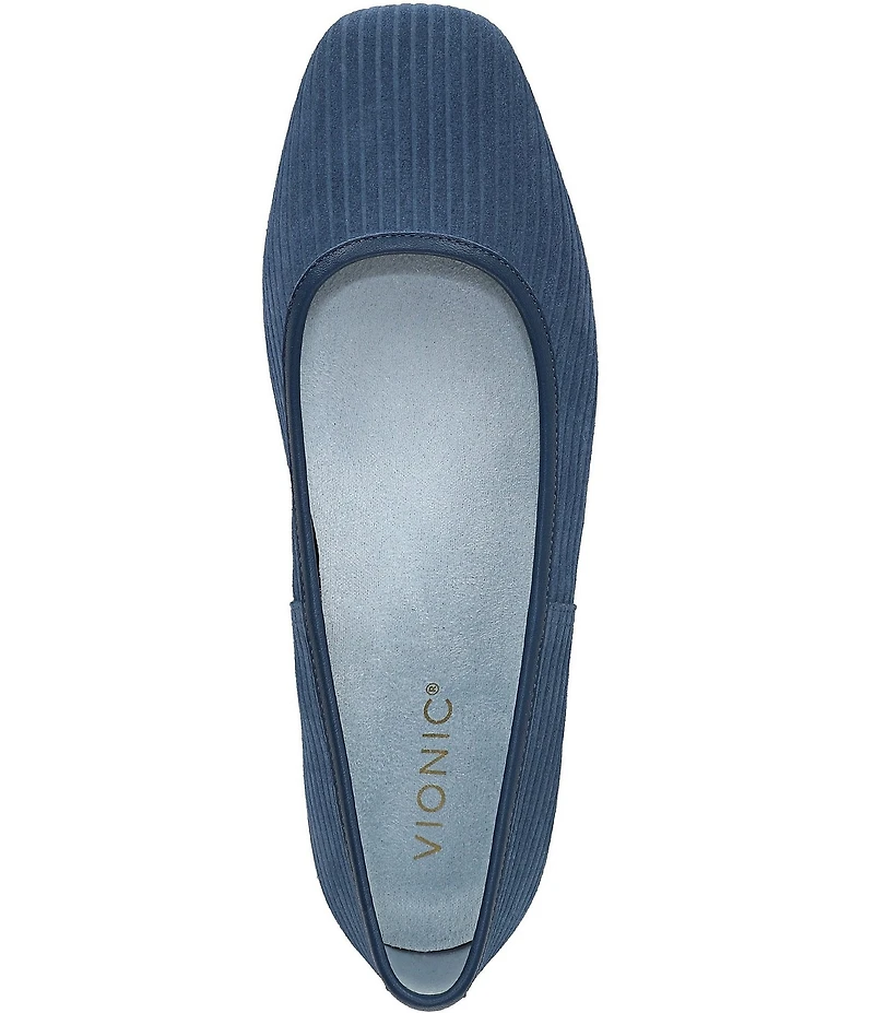 Vionic Orinda Suede Ballet Flats