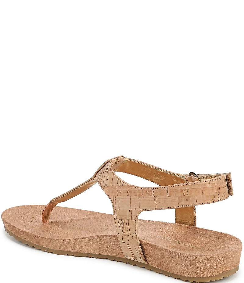 Vionic Palisades Cork T-strap Sandals