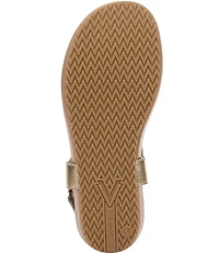 Vionic Palisades Metallic Leather T-strap Sandals