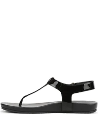 Vionic Palisades Patent Leather T-strap Sandals