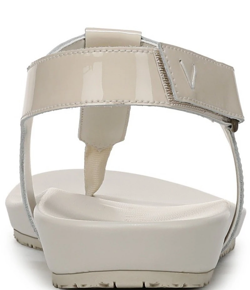 Vionic Palisades Patent Leather T-strap Sandals