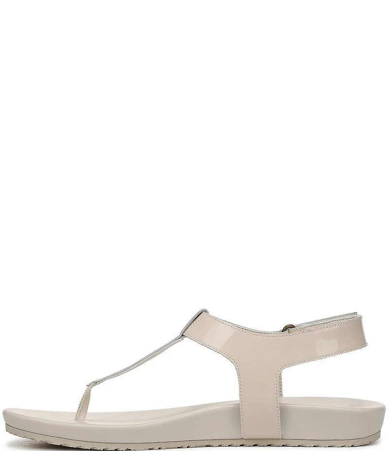 Vionic Palisades Patent Leather T-strap Sandals