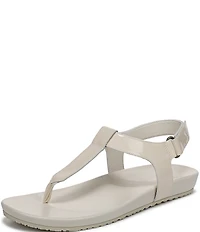 Vionic Palisades Patent Leather T-strap Sandals