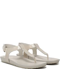 Vionic Palisades Patent Leather T-strap Sandals