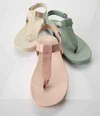 Vionic Palisades Patent Leather T-strap Sandals