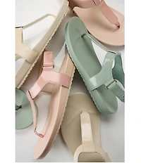 Vionic Palisades Patent Leather T-strap Sandals