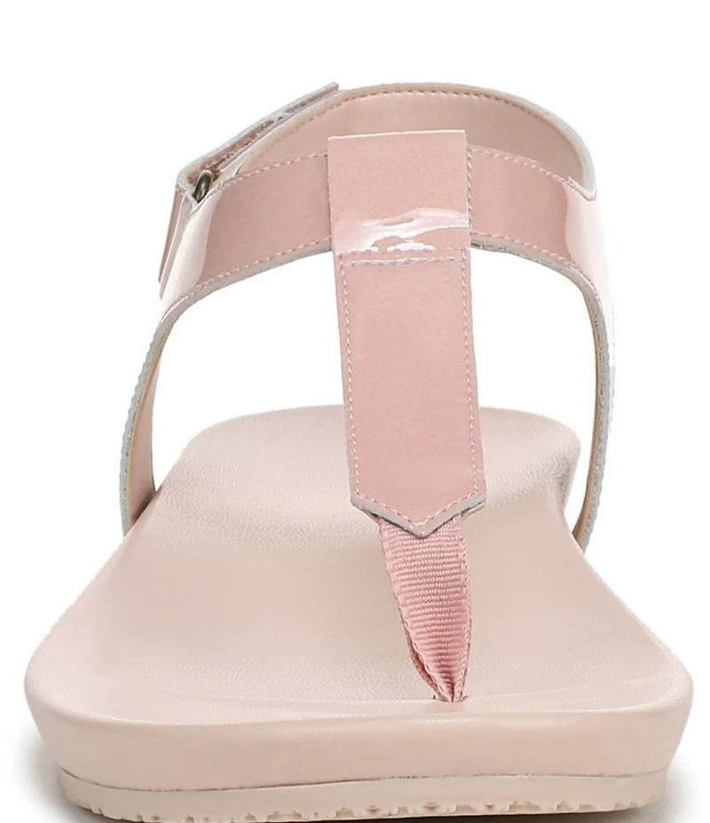 Vionic Palisades Patent Leather T-strap Sandals