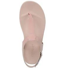 Vionic Palisades Patent Leather T-strap Sandals
