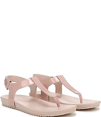 Vionic Palisades Patent Leather T-strap Sandals
