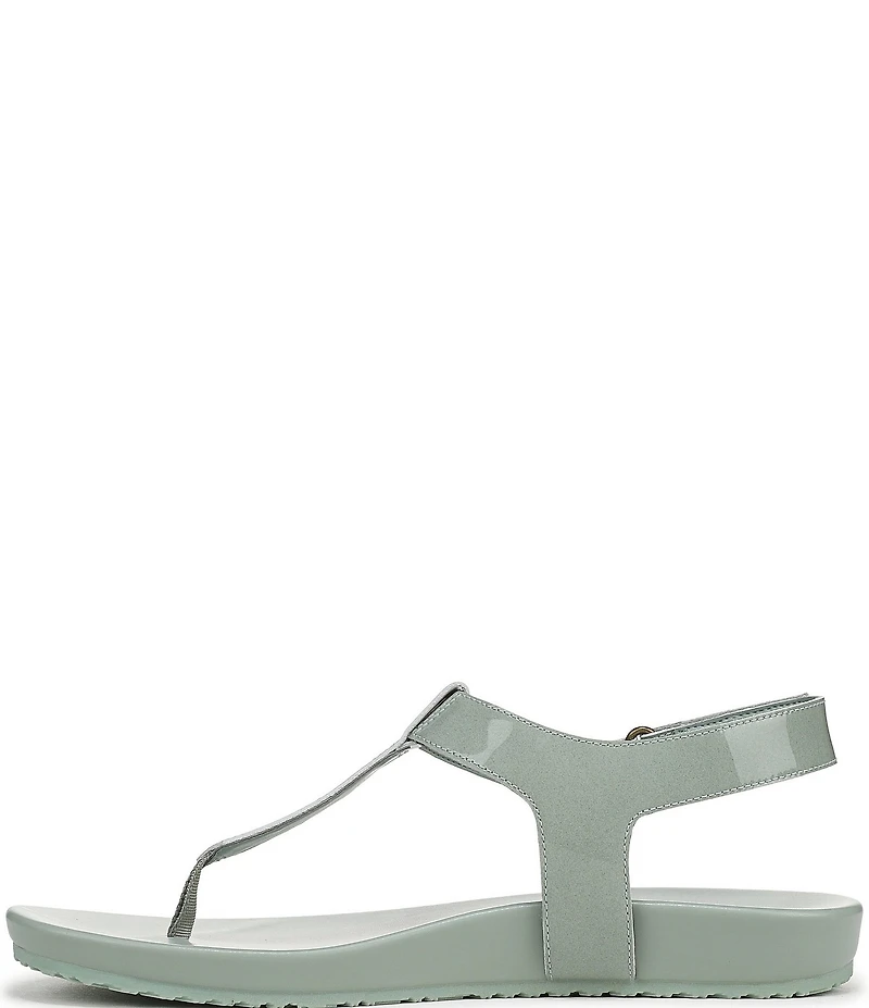 Vionic Palisades Patent Leather T-strap Sandals