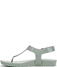 Vionic Palisades Patent Leather T-strap Sandals