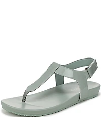 Vionic Palisades Patent Leather T-strap Sandals