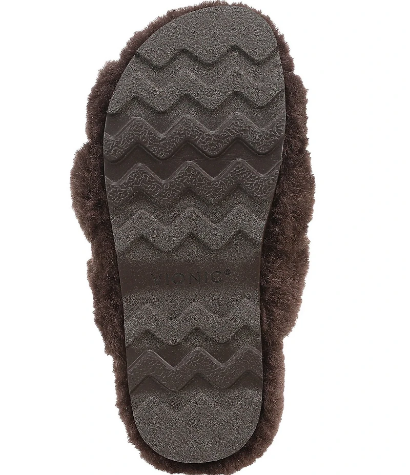 Vionic Peppa Faux Fur Slippers