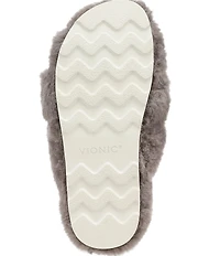 Vionic Peppa Faux Fur Slippers
