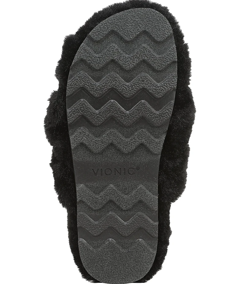 Vionic Peppa Faux Fur Slippers