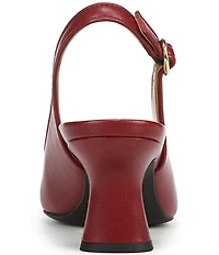 Vionic Perris Leather Slingback Dress Pumps
