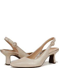 Vionic Perris Leather Slingback Dress Pumps