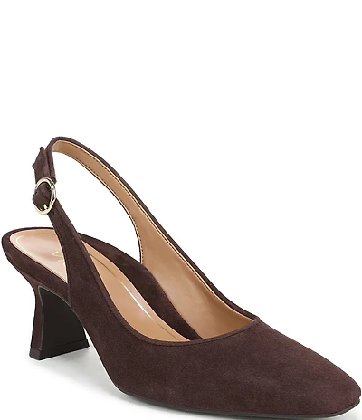 Vionic Perris Suede Slingback Dress Pumps