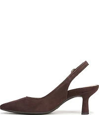 Vionic Perris Suede Slingback Dress Pumps