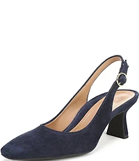 Vionic Perris Suede Slingback Dress Pumps