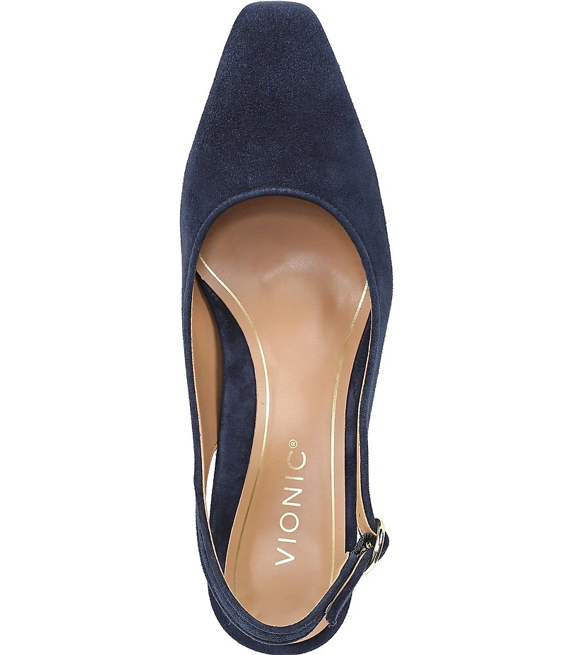 Vionic Perris Suede Slingback Dress Pumps