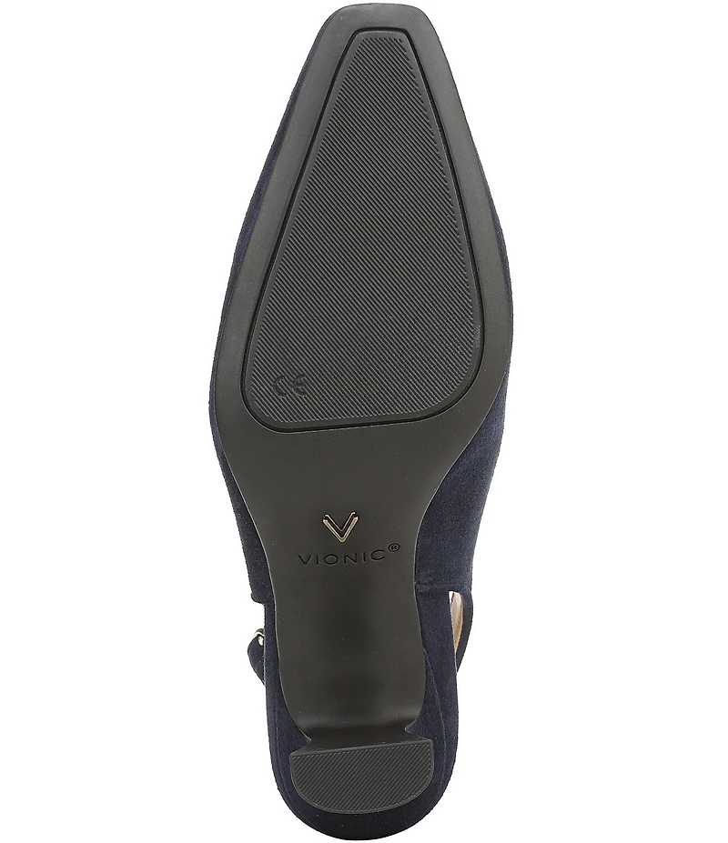 Vionic Perris Suede Slingback Dress Pumps