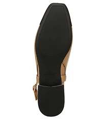 Vionic Petaluma Leather Slingback Cap Toe Flats