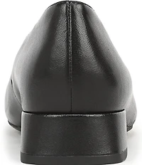 Vionic Petra Leather Low Heel Pumps
