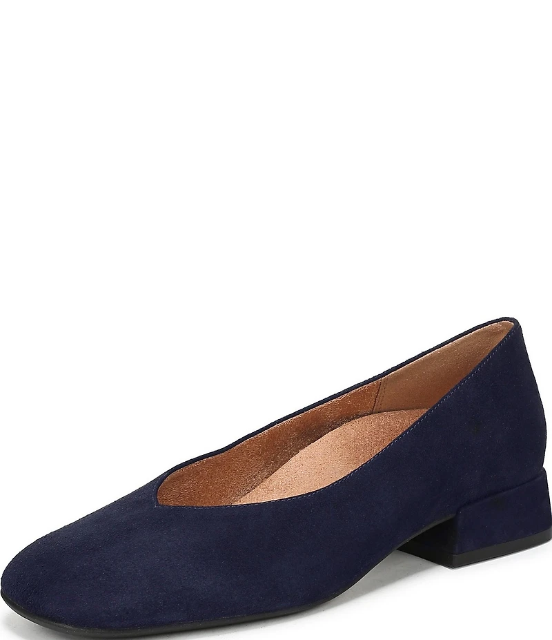 Vionic Petra Suede Low Heel Pumps