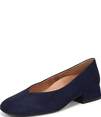 Vionic Petra Suede Low Heel Pumps